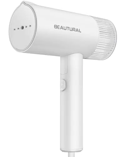 BEAUTURAL Dampfglätter, Faltbar 1000W Handdampfbügler 150ML Tank 1