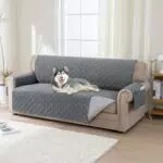 BellaHills 100% Wasserdicht Sofaüberzug 3 Sitzer, Waschbar Sofaüberwurf für Kinder Hunde