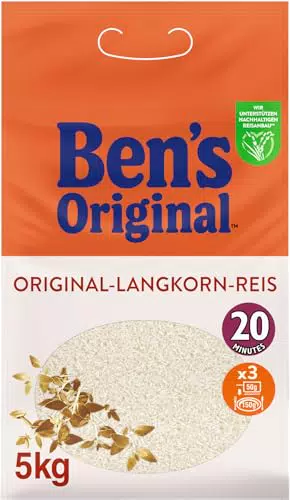 BEN'S ORIGINAL™ Loser Reis 20 Minuten Original Langkornreis 5kg