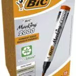 BIC Marking 2000 Permanent Marker, in Rot, 12er Pack