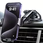 BIPOPIBO Handyhalterung Auto Handy Halterung Auto Universal Handyhalter Auto 360° Drehbar kfz Handyhalterung Armaturenbrett Handy Halter Auto für iPhone Android Smartphone