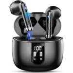 Bluetooth Kopfhörer, In Ear Kopfhörer Kabellos Bluetooth 5.3 Kabellose Kopfhörer mit 4 Mic
