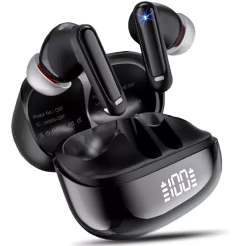 Bluetooth Kopfhörer, In Ear Kopfhörer Kabellos Bluetooth 5.4 mit 4 ENC Noise Cancelling Mic