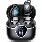 Bluetooth Kopfhörer, Mini Schlafkopfhörer Kabellos Bluetooth 5.4 In Ear Kopfhörer mit 4 ENC Noise Cancelling Mic