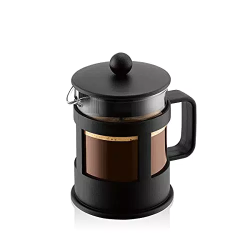 Bodum 1784-01 KENYA Kaffeebereiter, schwarz, 0, 5 L