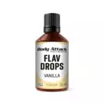Body Attack Flav Drops - Vanille - 50 ml - Vegane Geschmackstropfen - zum Versüßen von Porridge