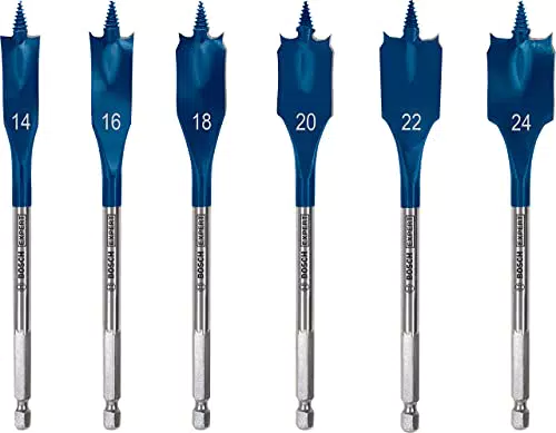 Bosch 6x EXPERT Self Cut Speed Flachfräsbohrer-Sets