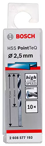 Bosch Professional 10 Stück HSS Spiralbohrer PointTeQ