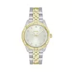 BOSS Analog Quarzuhr für Damen Kollektion Rhea mit Zweifarbiges Edelstahlarmband - 1502700