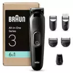 Braun Barttrimmer und Haarschneider 8-in-1 für Herren, wasserdicht