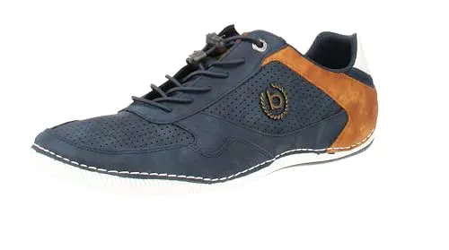 Bugatti Herren Casual Sneaker mit flexibler Sohle und Memory Foam