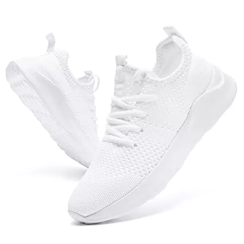 CAIQDM Damen Laufschuhe – Atmungsaktive, rutschfeste Sportschuhe für Outdoor und Tennis