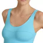 CALIDA Damen Bustier aus elastischem Material - Grau