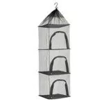 CALIMA 46037 Camping Hängeregal, 110x30x30 cm, schwarz