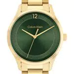 Calvin Klein Analog Quarzuhr Unisex mit Silbernes Edelstahlarmband - 25200168