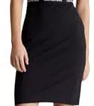 Calvin Klein Jeans Damen Kleid Logo Elastic Strappy schmale Träger