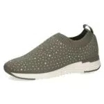 CAPRICE Damen Slip On Sneaker ohne Schnüren, Modell Cactus Knit