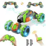 Carox Ferngesteuertes Auto, 4WD 2.4Ghz 360° Flip RC Auto mit Licht und Musik