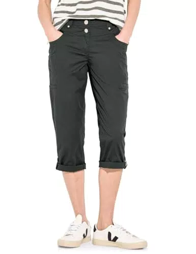 Cecil Damen B377578 3/4 Papertouch Hose, Strong Khaki