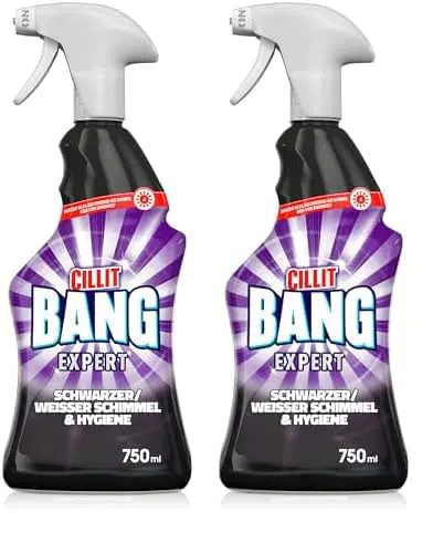 CILLIT BANG Kraftreiniger schwarzer/weißer Schimmel und Hygiene Entfernt Schimmel