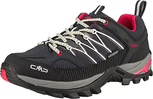 CMP Damen Rigel Low WMN Shoe WP Trekking-Schuhe, Antracite-Off White