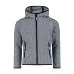 CMP - Kid G-Jacke mit fester Kapuze, B. Blau-Weiß, 128