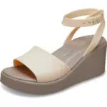 Crocs Damen Brooklyn Knöchelriemen, Keilabsatz Sandale