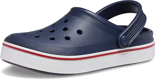 Crocs Kids' Off Court Clog 28- Navy/Pepper