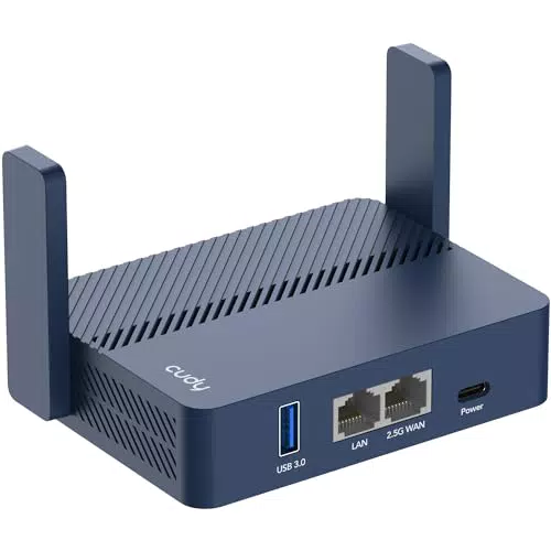 Cudy AX3000 WLAN-6-Gigabit-Reiserouter Im Taschenformat