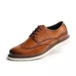 Cusolemore Herren Anzugschuhe Schnürhalbschuhe Businessschuhe Wingtip Brogue