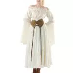 Damen Renaissance Maxirock Hohe Taille Mittelalter Rock Damen Steampunk Rock viktorianisch X