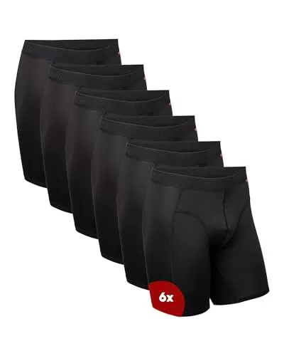 DANISH ENDURANCE Sport-Boxershorts für Herren, geruchsneutral und atmungsaktiv
