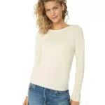 DANISH ENDURANCE Women's Merino Long Sleeved Shirt M Black 1-Pack