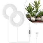 DASIAUTOEM Pflanzenlampe LED Vollspektrum, Pflanzenlicht für Zimmerpflanzen Pflanzenlampe mit 3/9/12H Auto-Schalter Pflanzenlichter mit time-Schalter für Zimmerpflanzenregal