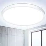 Deckenlampe LED Deckenleuchte Flach Rund - 18W 6500K 1600LM IP44 Modern Kaltweiß Led Badezimmer Lampe