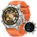 DekeFit Militär Smartwatch Herren mit Telefonfunktion