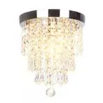 Dellemade Mini 1-Licht Kristall kronleuchter Modern Deckenleuchte Für Treppenhaus