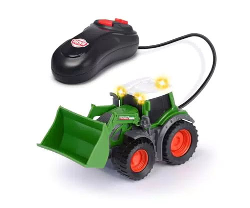 Dickie Toys - Fendt Spielzeug-Traktor - mit Kabelfernsteuerung für Kinder ab 3 Jahren