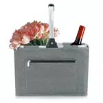 Diurwur 30L Tragekorb Faltbar Einkaufskorb Groß Picknickkorb mit Gepolsterten Griffen Praktischer Klappkorb Einkaufstasche mit Alurahmen Stabiler Korb - ideal für Reisen/Picknick/Einkaufen/Geschenk