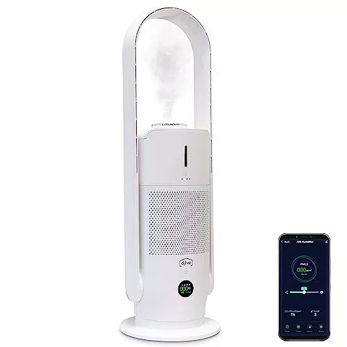 djive ARC Humidifier 3in1 Luftreiniger, Luftbefeuchter & Ventilator gegen 99.995% Pollen
