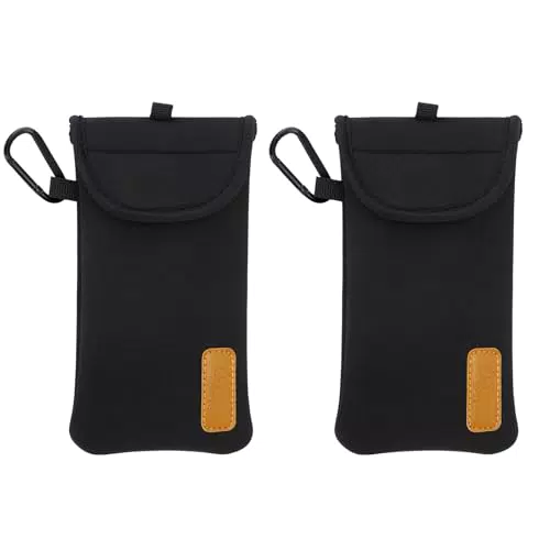 DOB SECHS 2 Pack Handyhülle Tasche Universal Pouch Handysocke