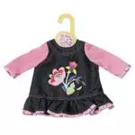 Dolly Moda 871010 Blume Jeans Kleid 43cm, Geblümt, Bunt