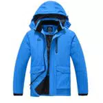 Donhobo Herren Outdoorjacke - Winddicht und Wasserdicht Fleecejacke für Winter