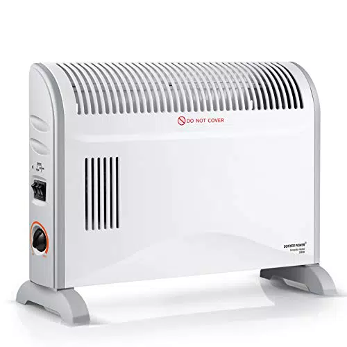 DONYER POWER Konvektor-Heizkörper mit einstellbarem Thermostat / 3 Heizstufen / Turbogebläse / Elektrisch / Ölfreier Heizkörper
