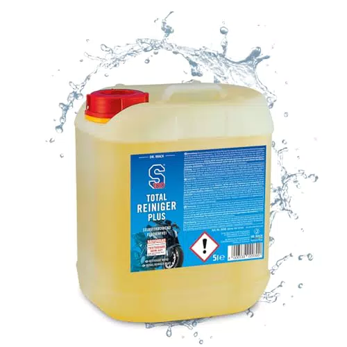 Dr. Wack - S100 Total Reiniger Plus 5 Liter - Effektiver Motorrad-Reiniger mit Gel-Formel - Schonende Reinigung von Verschmutzungen - Hohe Ergiebigkeit & Reinigungskraft - Hochwertige Motorradpflege