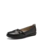 DREAM PAIRS Ladies Classic Ballerinas Damen Bequeme Flache Schuhe mit Kreuzriemenbesatz Aktualisierte Fassung SCHWARZ 40 SDFA2361W-NEW-E