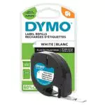 DYMO Original LetraTag Etikettenband| schwarz auf weiß