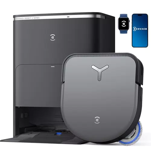 ECOVACS DEEBOT X5 Omni Saugroboter mit Wischfunktion und Selbstentleerung