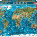 Educa - Weltwunder, 12000 Teile Puzzle Erwachsene und Kinder ab 14 Jahren