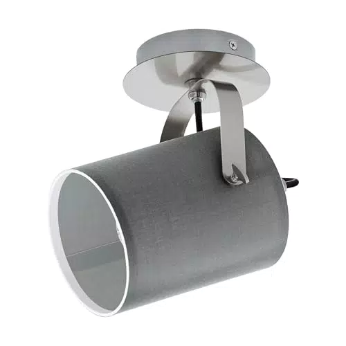 EGLO Wandlampe Villabate, 1 flammige Textil Wandleuchte